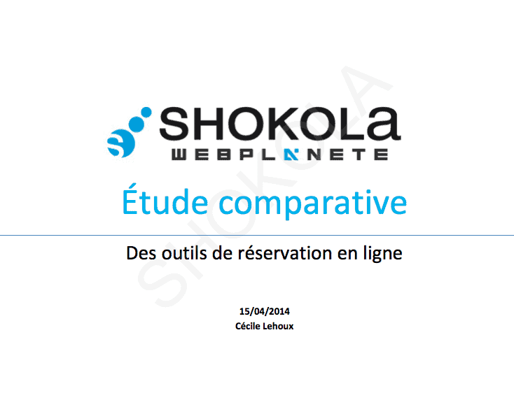 étude comparative reservation en ligne