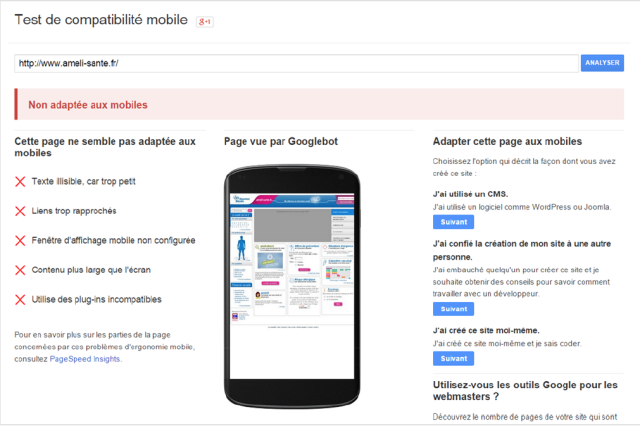 google-mobilegeddon-test-compatibilite