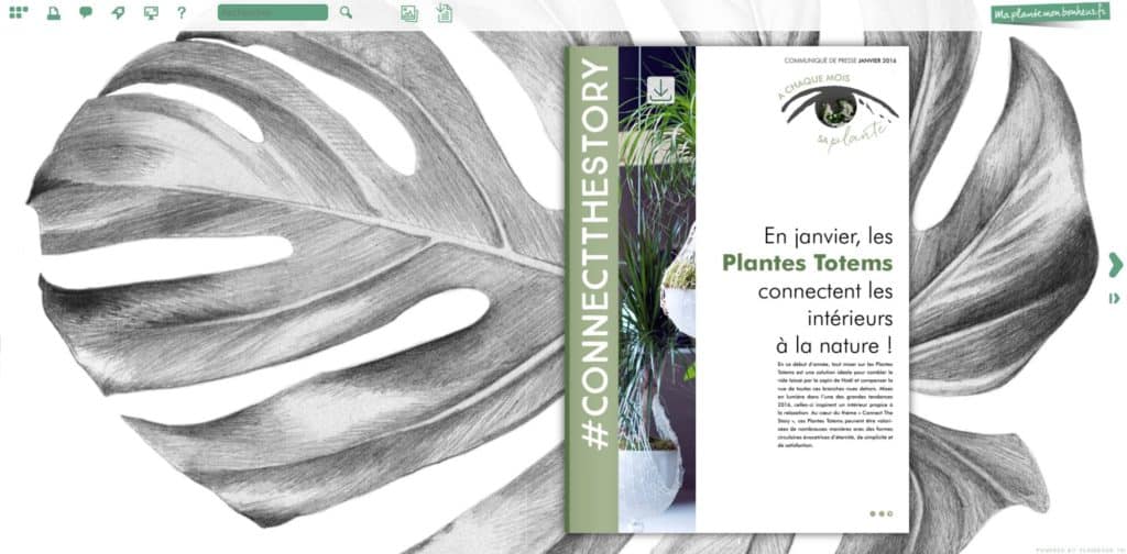 Flipbook Les plantes totem janvier 2016