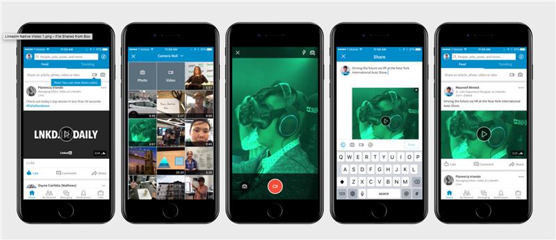 linkedin video native