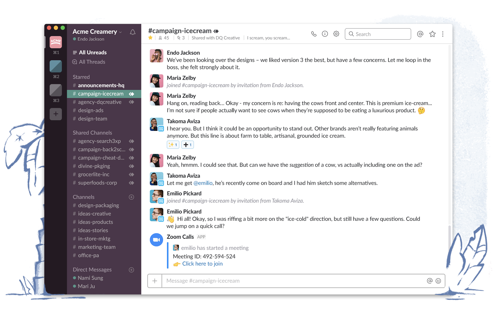 slack shared channels