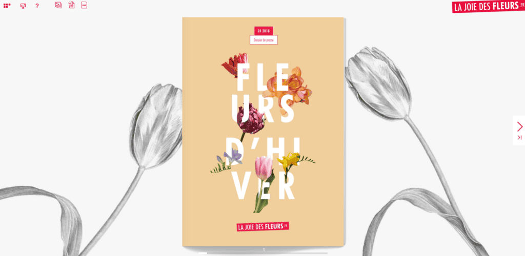 Flipbbok Fleurs d'hiver mars 2018