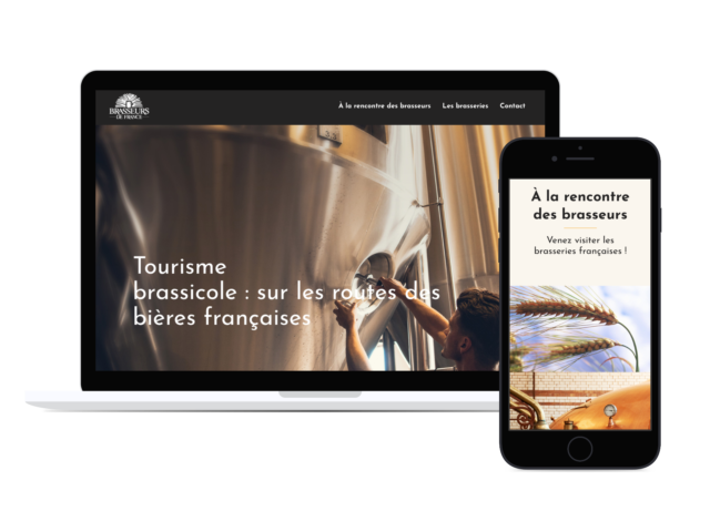 moisson des brasseurs Moisson des brasseurs mockup realisation