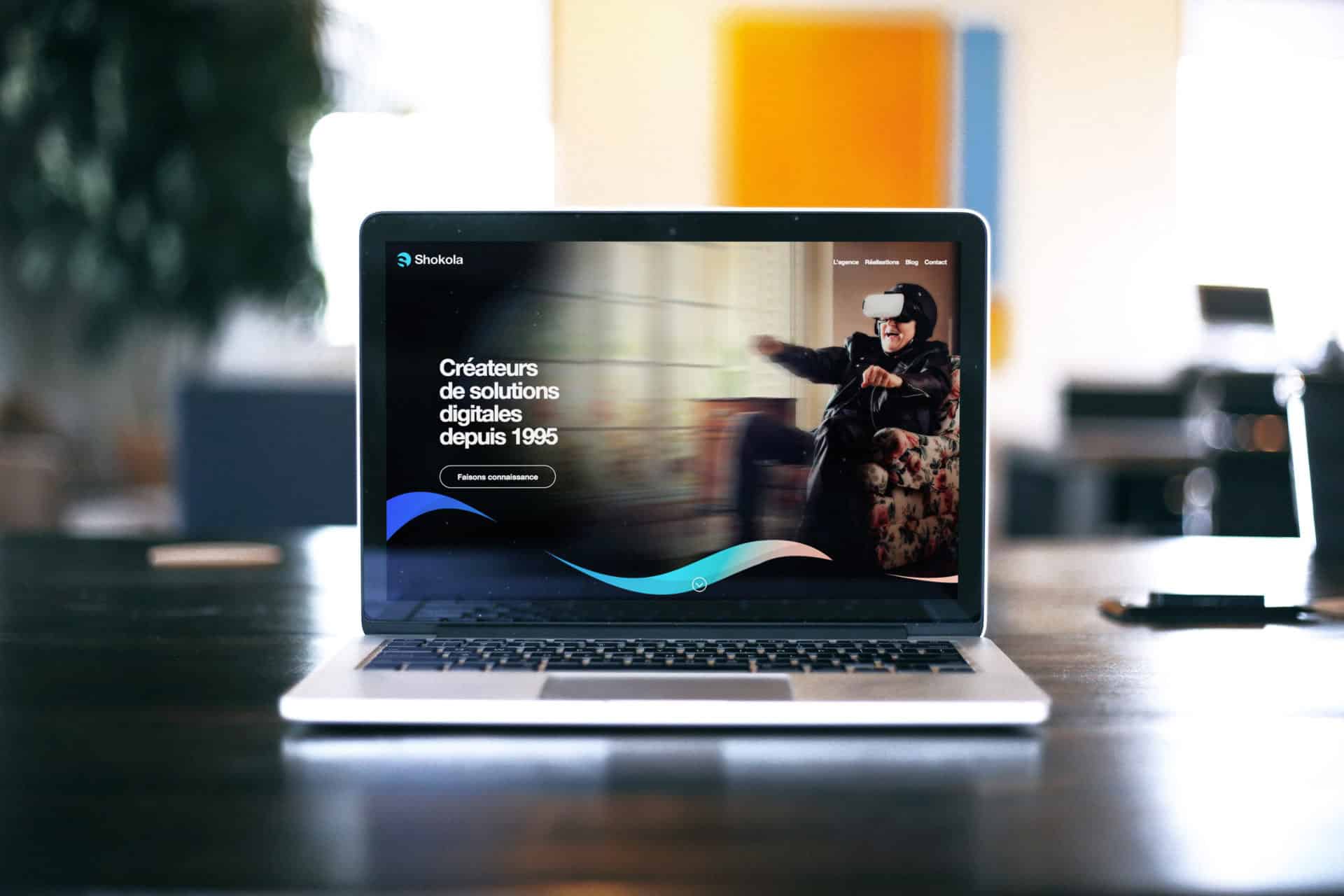 nouveau site web shokola