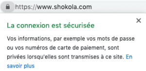 site internet sécurisé